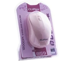 Cliptec pelė kompiuteriui Young RZS859 Optinė belaidė 1200DPI pink