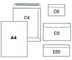College Vokai C5, 162x229mm, su nuplėšiama juostele, baltos spalvos, 25vnt
