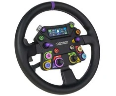 CONSPIT 310 APEX Steering Wheel, ARGB, 2.99” Ekranas, Dual Paddles – Juodas, 310mm