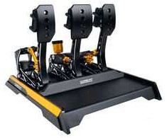 CONSPIT CPP EVO 3 V2 Pedal set, hydraulic brake cylinder, with clutch pedal – juodas