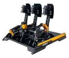 CONSPIT CPP EVO 3 V2 Pedal set, hydraulic brake cylinder, with clutch pedal – juodas