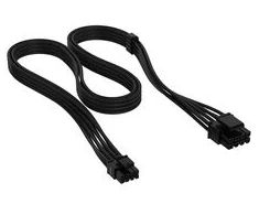 Corsair Premium Sleeved 8-Pin ATX Cable, for Type 5 Power Supply – Juodas