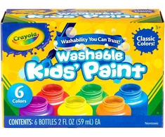 Crayola, Inc. CRAYOLA nuplaunami dažai, 6 vnt., 54-1204