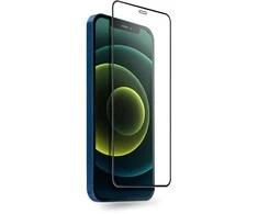 Crong Anti-Bacterial 3D Armor Glass - 9H apsauginis stiklas skirtas the entire screen of the Apple iPhone 12 Mini + installation frame