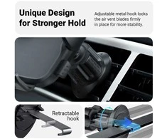 Crong Carclip Universal Air Vent Car Holder - juodas