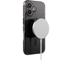 Crong Clear MAG Pro - dėklas Apple iPhone 16 MagSafe juodas