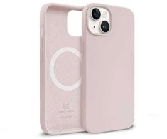 Crong Color Cover Magnetic dėklas skirtas Apple iPhone 14 Plus Sand Rožinė