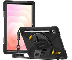 Crong Defender Plus – Rugged dėklas Samsung Galaxy Tab S11 11” juodos spalvos