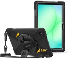 Crong Defender Plus - Rugged dėklas Samsung Galaxy Tab A11+ 10.9" juodos spalvos