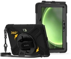 Crong Defender Plus - Rugged dėklas Samsung Galaxy Tab Active5 Pro 10.1" juodos spalvos