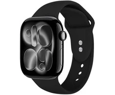 Išmaniojo laikrodžio Apple sportinis dirželis, Juodos spalvos, 42/44mm