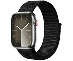 „Crong Nylon Reflex“ sportinis dirželis „Apple Watch“ 38/40/41/42 mm (juodas)