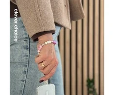 Crong Phone Charm - virvelė telefonui Pearls