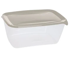 CURVER MAISTO DĖŽUTĖ FRESH&GO 5L STAČIAKAMPĖ SMĖLIO SPALVOS