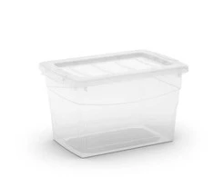 Daiktadėžė KIS, 16 l, skaidri, 38,5×25,5×23,5 cm