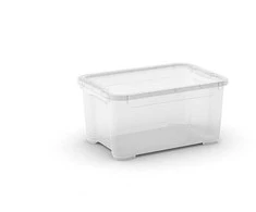 KIS Daiktadėžė T BOX, 14 l, skaidri, 38×27×19 cm