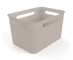 Daiktadėžė ROTHO BRISEN, 16 l, smėlinė, 36×26,2×21,1 cm