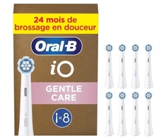 Braun Oral-B iO Gentle Clean Replacement x8