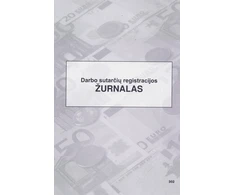 Technoinform Darbo sutarčių registravimo žurnalas, A4, 12 lapų