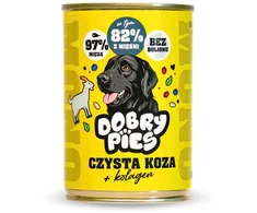 DBP DOBRY šunims Mono Gryna ožka + kolagenas – šlapias pašaras šuniui – 400g