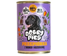 Dobry Pies Šunų Maistas - DOBRY šunims Jautiena su Žemės Kriauše ir Rozmarinu 400g