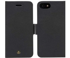 Dbramante1928 Dbramante 1928 New York 2in1 Wallet Apple iPhone 7/8/SE 2020/SE 2022 dėklas telefonui juodos spalvos