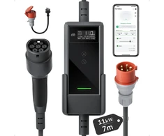 dé 11kW Portable Charger with 7m cable (APP VERSION)
