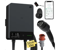 dé 11kW Wallbox with 10m Cable (APP VERSION)