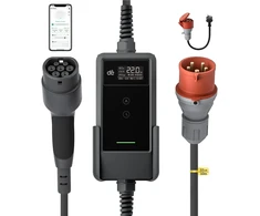 dé 22kW Portable Charger with 10m Cable (APP VERSION)