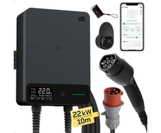 dé 22kW Wallbox with 10m Cable (APP VERSION)
