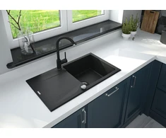 Deante granitinė virtuvinė plautuvė Deante Evora ZQJ T113, Anthracite