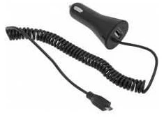 DEFENDER Car charger 12/24V – USB 5V 1A juodas, UCG-03