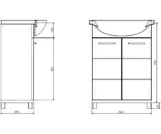 Deftrans SPINTEL PASTATOM BARI D60 BALTA/MEDŽ