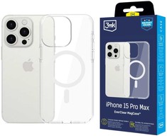 Dėklas 3MK EverClear MagCase skirtas Apple iPhone 15 Pro Max