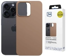 Dėklas 3MK Hardy MagSilicone skirtas Apple iPhone 15 Pro aukso spalvos