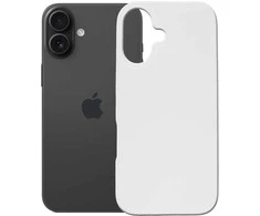 Dėklas 3MK Hardy MagSilicone skirtas Apple iPhone 16 baltos spalvos
