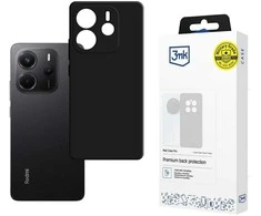 Dėklas 3MK Matt dėklas Pro skirtas Xiaomi Redmi Note 14 4G juodos spalvos
