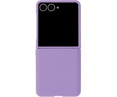 Dėklas Accezz Grid galinis dangtelis, skirtas Samsung Galaxy Z Flip 8 – violetinis