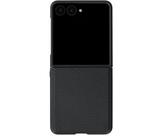 Dėklas Accezz Grid nugarėlė skirta Samsung Galaxy Z Flip 8 – Juoda
