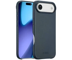 Dėklas Accezz MagSafe odinis galinis dangtelis, skirtas iPhone Air – Nightfall Mėlyna
