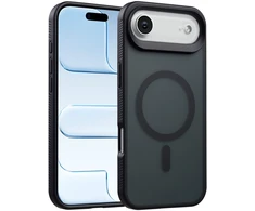 Dėklas Accezz Rugged Frosted nugarėlė su MagSafe, skirta iPhone Air – Juoda