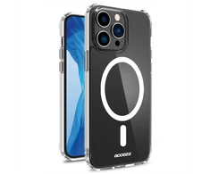 Dėklas Accezz skaidrus galinis dangtelis su MagSafe, skirtas iPhone 14 Pro – skaidrus