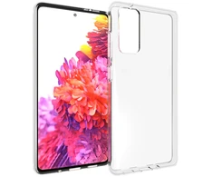 Dėklas Accezz skaidrus TPU galinis dangtelis, skirtas Samsung Galaxy S20 FE – skaidrus