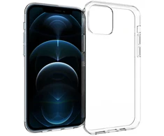 Dėklas Accezz skaidrus TPU galinis dangtelis, skirtas iPhone 12 (Pro) – skaidrus