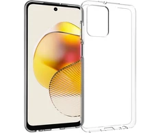 Dėklas Accezz skaidrus TPU galinis dangtelis, skirtas Motorola Moto G73 – skaidrus
