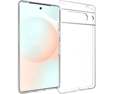 Dėklas Accezz skaidrus TPU galinis dangtelis, skirtas Google Pixel 7 Pro – skaidrus