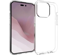 Dėklas Accezz skaidrus TPU galinis dangtelis, skirtas iPhone 14 Pro – skaidrus