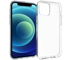 Dėklas Accezz skaidrus TPU galinis dangtelis, skirtas iPhone 12 Mini – skaidrus