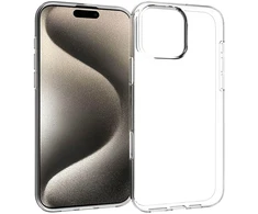 Dėklas Accezz skaidrus TPU galinis dangtelis, skirtas iPhone 16 Pro Max – skaidrus