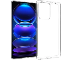 Dėklas Accezz skaidrus TPU galinis dangtelis, skirtas Xiaomi Redmi Note 12 Pro Plus – skaidrus
